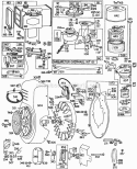 Part Location Diagram of 391067 Briggs and Stratton Body-upper Carb